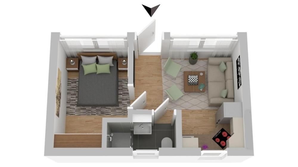 Haus mit 1 Schlafzimmer – Nr. 2