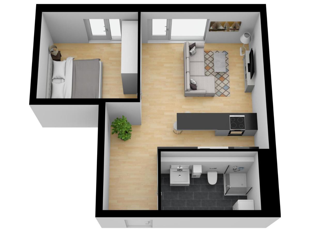 Apartment mit 1 Schlafzimmer