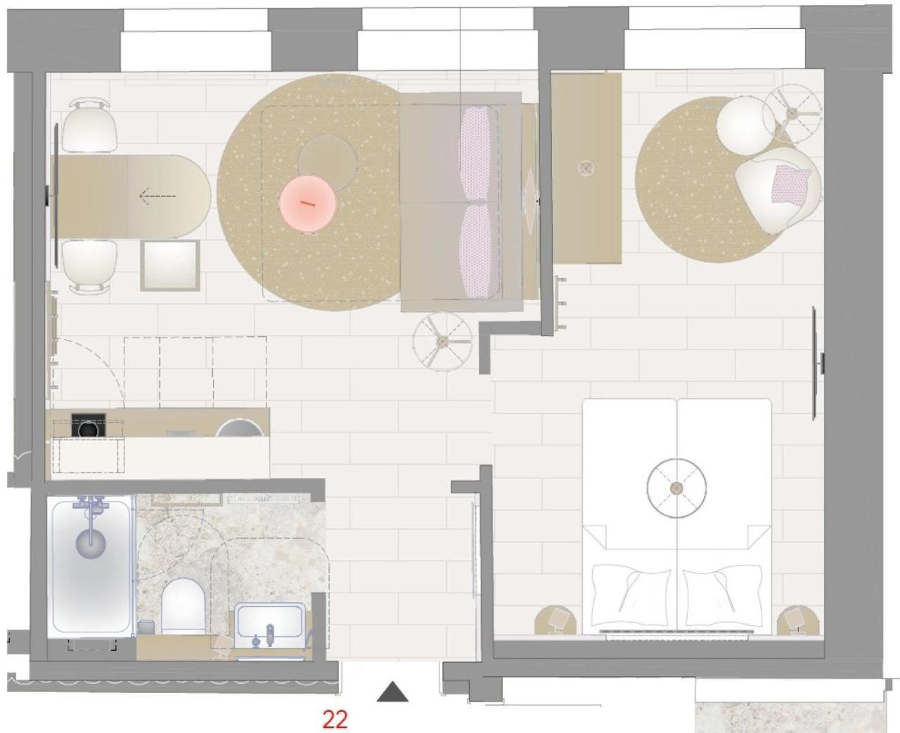 Apartment mit Meerblick