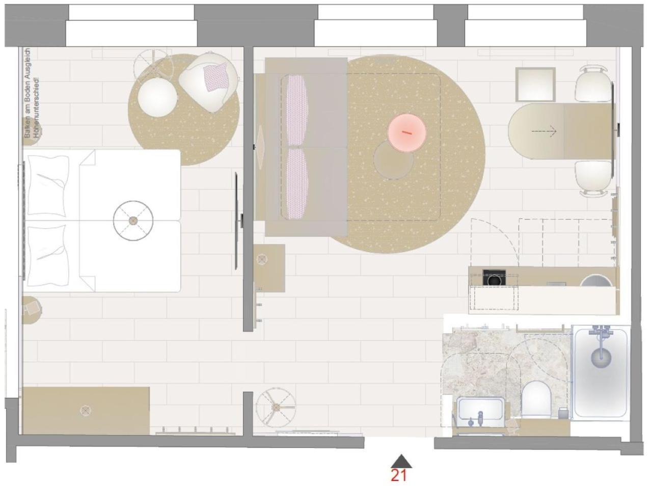 Apartment mit Meerblick