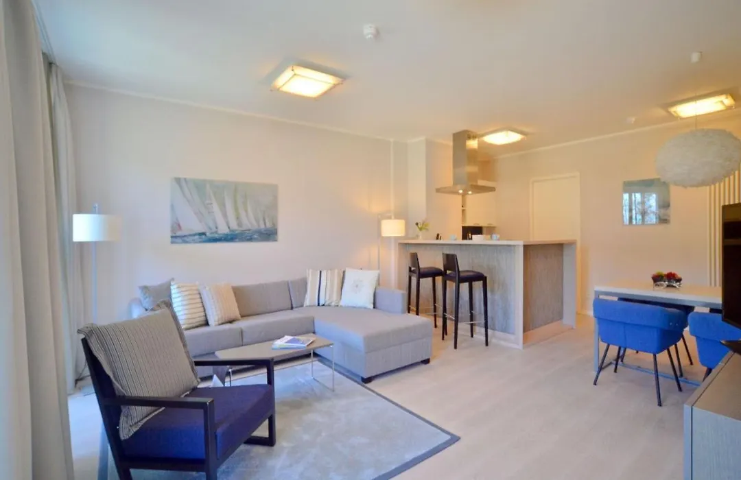 Dünenresidenz Prora - Ferienwohnung mit Meerblick und 1 Schlafzimmer und Terrasse NP-704-1