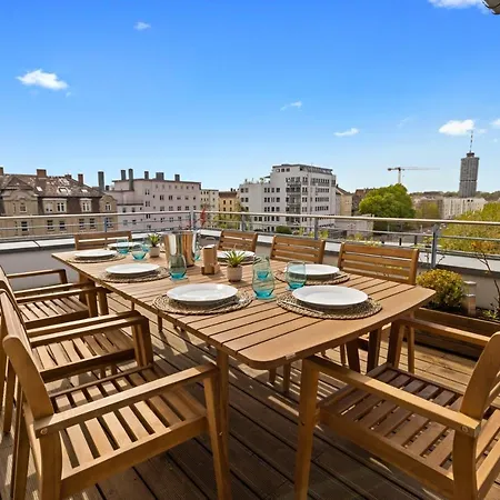 Arbio I Premium Penthouse Apartment Augsburg-3