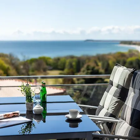 Meeresblick Residenzen FeWo 70 mit gratis Nutzung vom AHOI Erlebnisbad und Sauna in Sellin-3