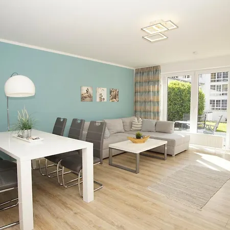 Ferienwohnung mit Terrasse, gratis Nutzung vom AHOI Erlebnisbad und Sauna in Sellin - Haus Nordstrand FeWo 28-3