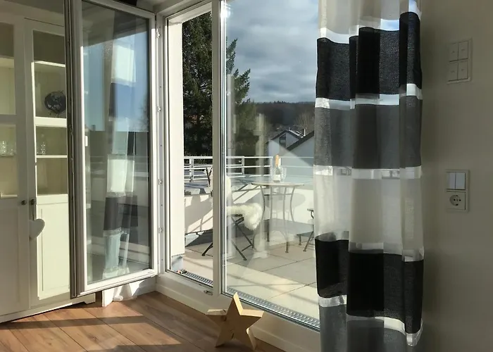 Attika Ferienwohnung In Freiburg -Gundelfingen Mit Großer Dachterrasse