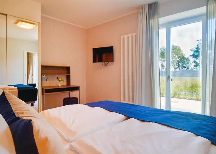 Dünenresidenz Prora - Ferienwohnung Mit Meerblick Und 1 Schlafzimmer Und Terrasse NP-704