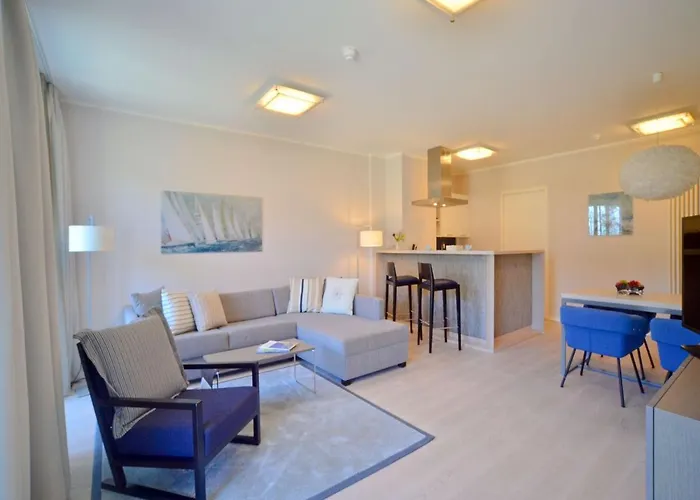 Dünenresidenz Prora - Ferienwohnung Mit Meerblick Und 1 Schlafzimmer Und Terrasse NP-704