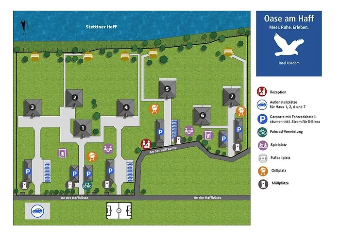 Terrassenwohnung Kranich - Oase Am Haff
