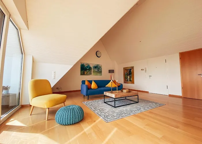 Rheinloft 3 - Große Giebelwohnung mit Dachterrassen an der Rheinpromenade