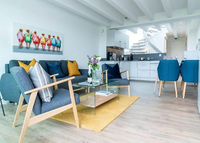 Dünenresidenz Prora - SkySuite mit Meerblick und Dachterrasse, 2 Schlafzimmer B3-5-2