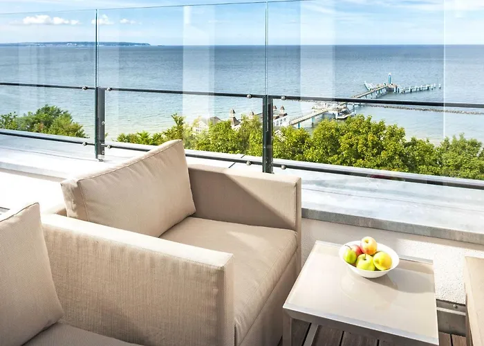 Villa Philine - Penthouse 28 Mit Panoramablick, Pool, Spa & Kamin