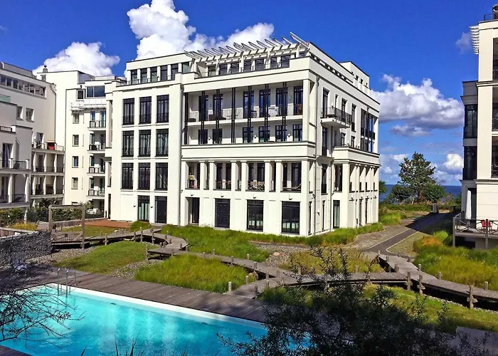 Villa Philine - Penthouse 28 Mit Panoramablick, Pool, Spa & Kamin