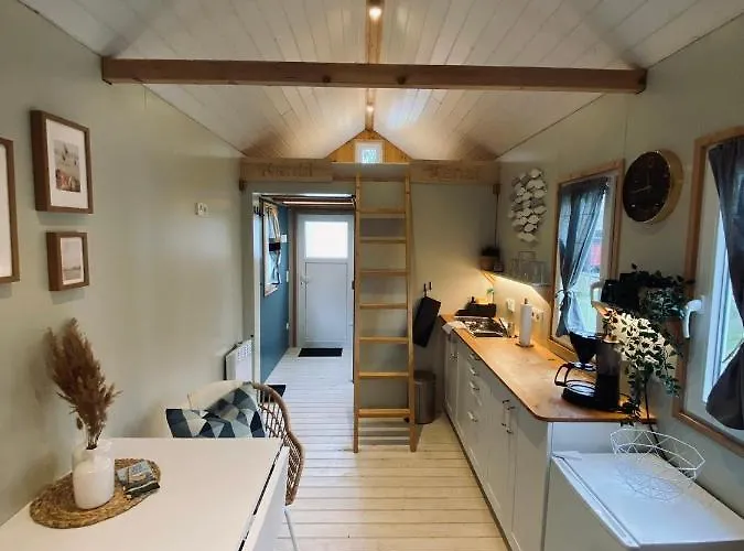 Tiny House Werse im PIER9 Tiny House Hotel Hamm , Deutschland