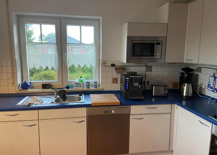 Ferien im Wangerland Ferienwohnung MUSCHEL Minsen Schillig Hund Pool Sauna