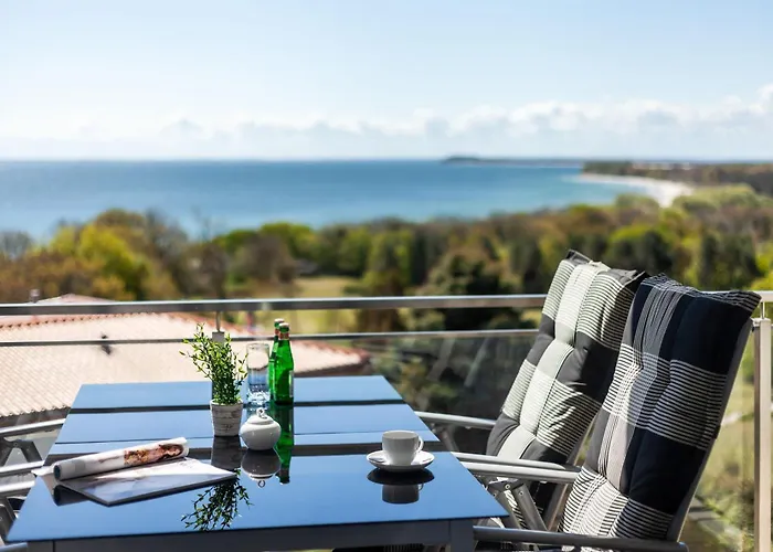 Meeresblick Residenzen FeWo 70 mit gratis Nutzung vom AHOI Erlebnisbad und Sauna in Sellin