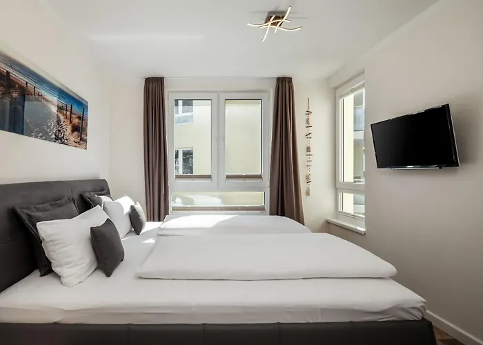 Meeresblick Residenzen FeWo 70 mit gratis Nutzung vom AHOI Erlebnisbad und Sauna in Sellin