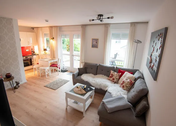 Parkresidenz Concordia Sellin Wohnung 12 mit Sauna und Terrasse