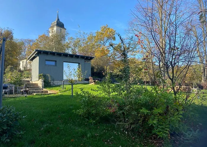 Altes Pfarrhaus Kurort Gohrisch - Ferienwohnungen - Gartensauna - Parkplätze