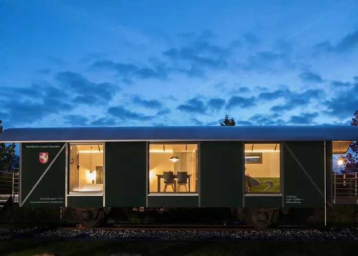 LokoMotel-Waggon, Luxus Appartment im Eisenbahnwaggon