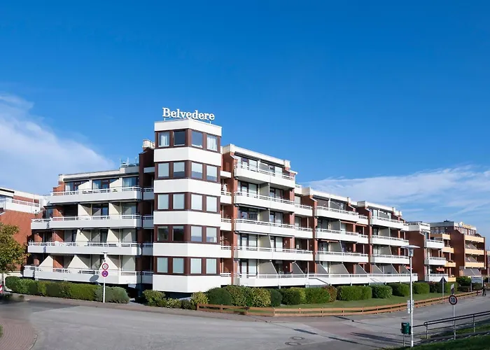 Ferienwohnung Dünenblick mit Balkon im Haus Belvedere