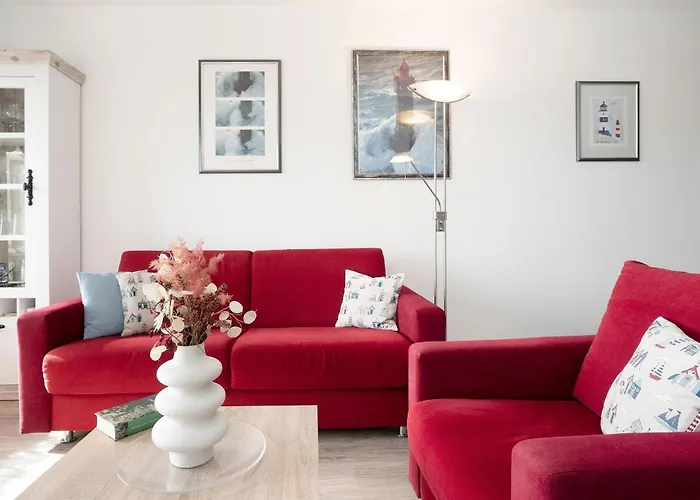 Ferienwohnung Dünenblick mit Balkon im Haus Belvedere