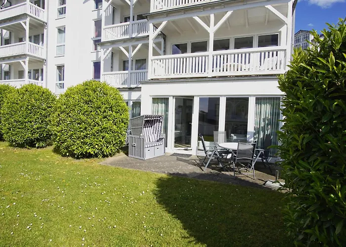 Ferienwohnung mit Terrasse, gratis Nutzung vom AHOI Erlebnisbad und Sauna in Sellin - Haus Nordstrand FeWo 28