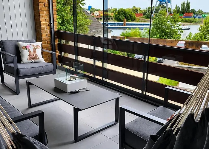Ferienwohnung Rheinpark Emmerich Rheinblick&Parkplatz